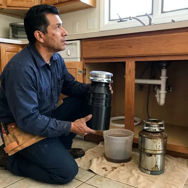 Professional garbage disposal replacement, Virginia Beach, VA